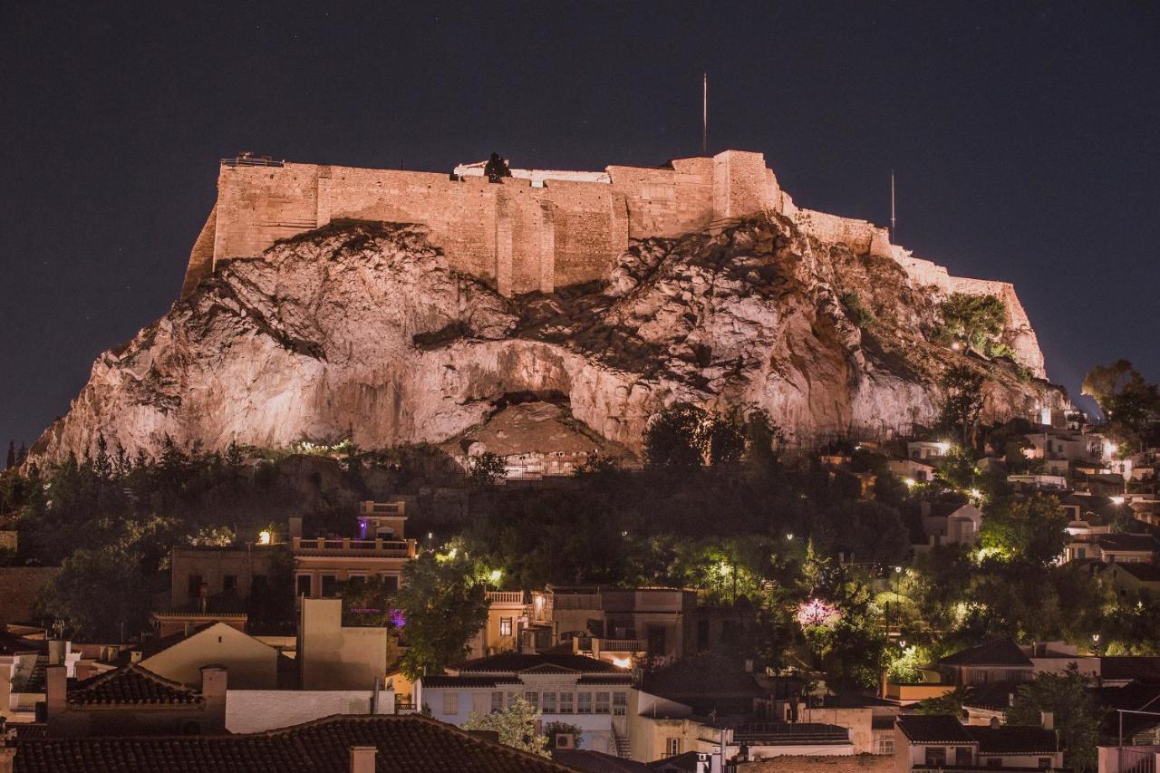 Ferienwohnung Acropolis View-Living Stone Amethyst Athen Exterior foto